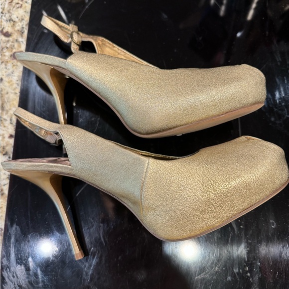 Sam Edelman Gold Stillettos - Picture 3 of 3